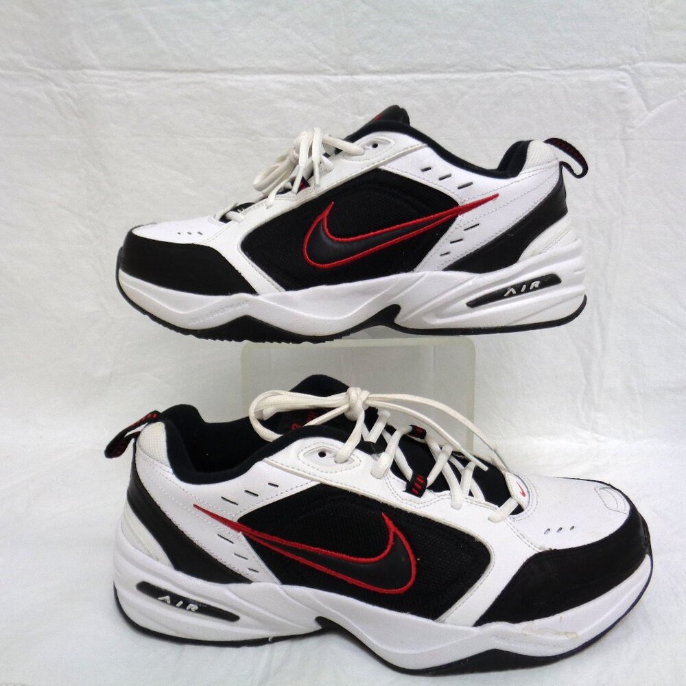 NIKE AIR Monarch IV 4E Men's size 12W Black/White Trainers Sneakers